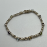 925 Sterling Silver Tourmalines Bracelet