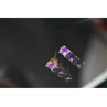 10K YELLOW GOLD AMETHYST EARRINGS