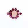 925 Sterling Silver Agate & Spinel 