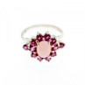 925 Sterling Silver Agate & Spinel 