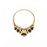 10K Yellow Gold Sapphires & Diamonds 