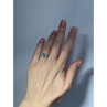 925 Sterling Silver Blue & White Sapphire 
