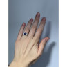925 Sterling Silver Blue & White Sapphire 