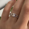 925 Sterling Silver CZ Ring Size 8
