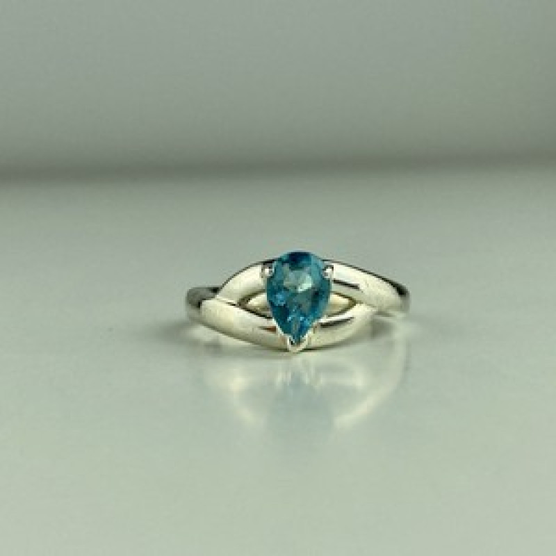 925 Sterling Silver Spinel Ring Size 5.5