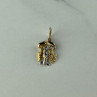 14K Yellow & White Gold Cancer Pendant
