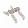 925 Sterling Silver Letter Hai Pendant