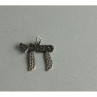 925 Sterling Silver Letter Hai Pendant