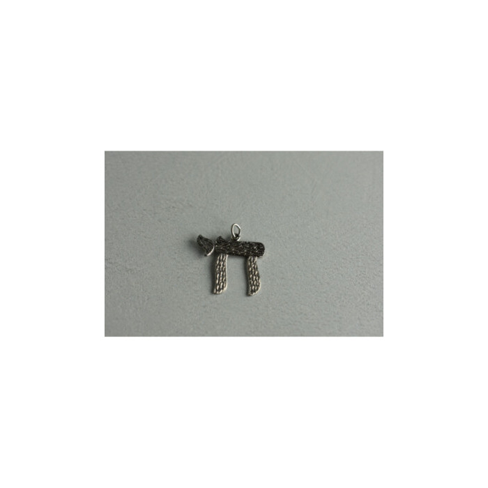 925 Sterling Silver Letter Hai Pendant