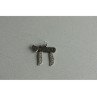 925 Sterling Silver Letter Hai Pendant
