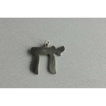 925 Sterling Silver Letter Hai Pendant