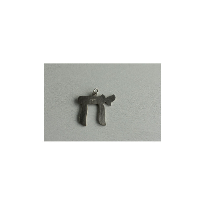 925 Sterling Silver Letter Hai Pendant