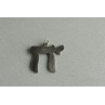 925 Sterling Silver Letter Hai Pendant