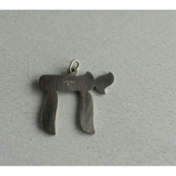 925 Sterling Silver Letter Hai Pendant
