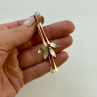 925 Sterling Silver Copper Plated Original Disign Earrings USA