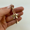 925 Sterling Silver Copper Plated Original Disign Earrings USA