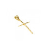14K YELLOW GOLD CROSS PENDANT