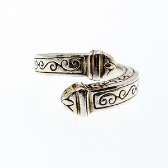 Vintage 925 Sterling Silver Ring Size 5.5 (Adjustable)