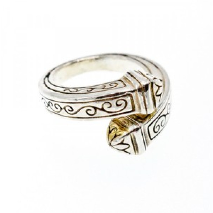 Vintage 925 Sterling Silver Ring Size 5.5 (Adjustable)