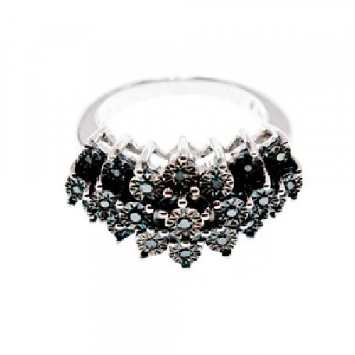925 Sterling Silver Spinel Ring Size 8