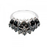 925 Sterling Silver Spinel Ring Size 8