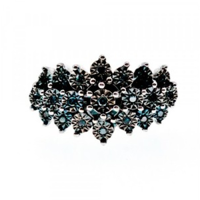 925 Sterling Silver Spinel Ring Size 8