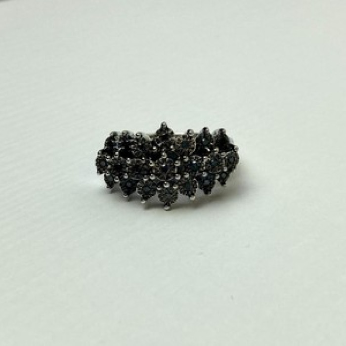 925 Sterling Silver Spinel Ring Size 8