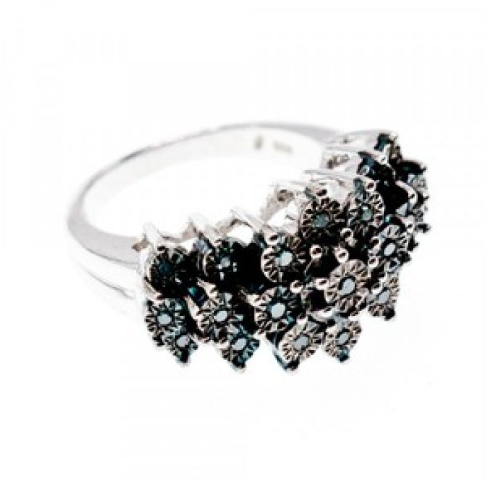 925 Sterling Silver Spinel Ring Size 8