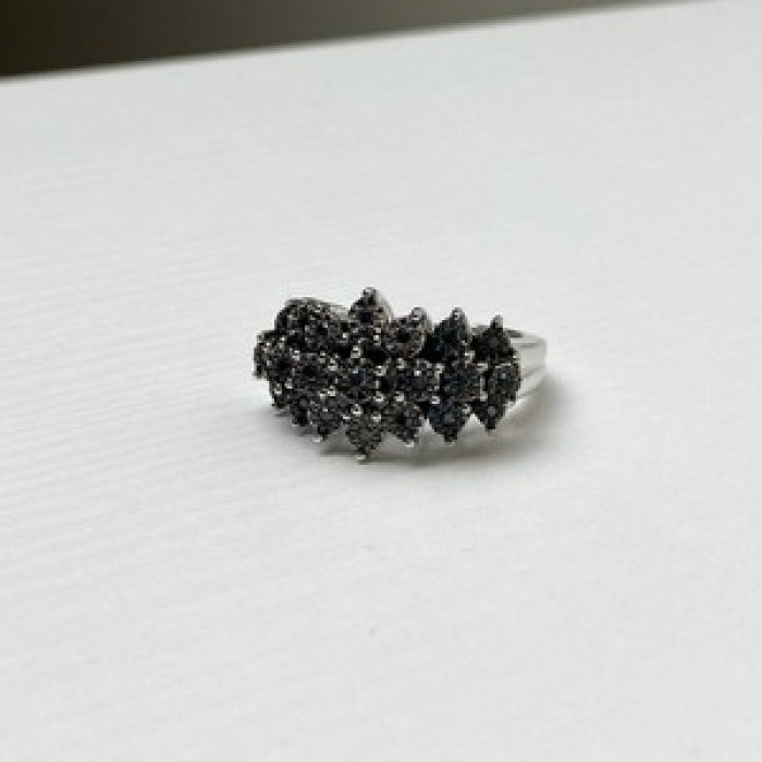 925 Sterling Silver Spinel Ring Size 8