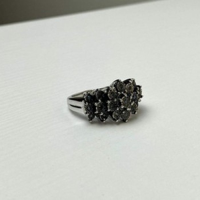 925 Sterling Silver Spinel Ring Size 8