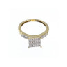 10K YELLOW GOLD DIAMONDS RING SIZE 7