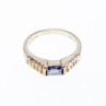 925 Sterling Silver Purple CZ Ring Size 6.5