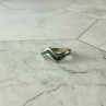 Vintage 925 Sterling Silver Malachite Mosaic Ring Size 6