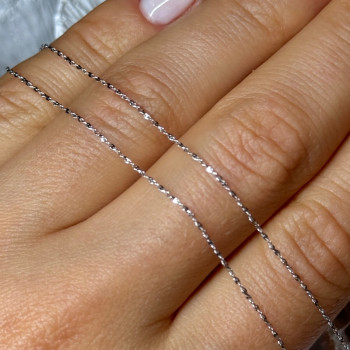 925 Sterling Silver Fresh Water Necklace Length 18 Inch