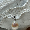 925 Sterling Silver Fresh Water Necklace Length 18 Inch