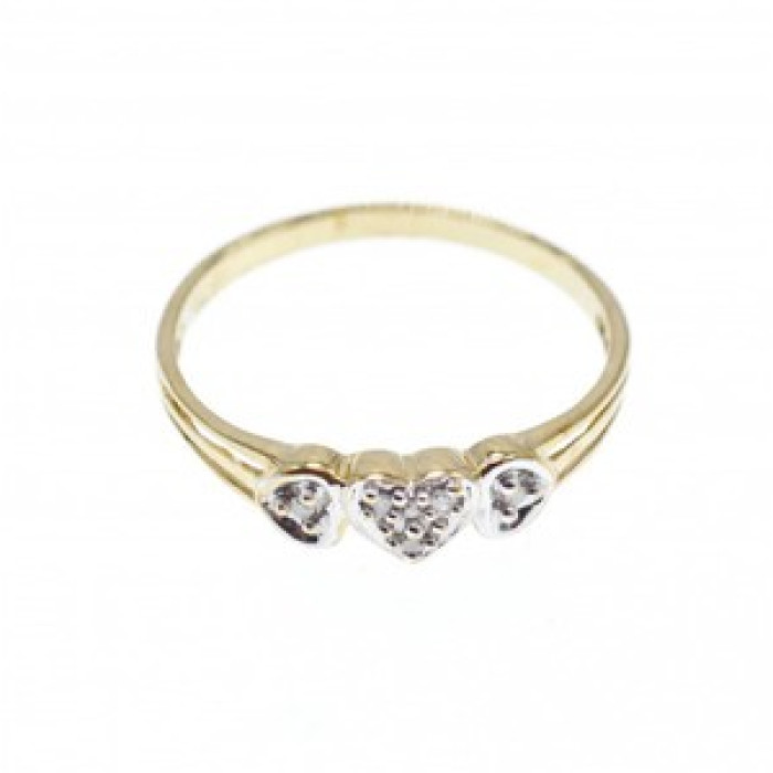 10K Yellow Gold Diamonds 