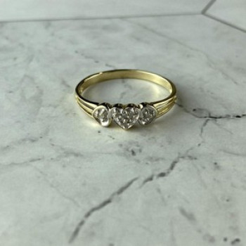 10K Yellow Gold Diamonds 
