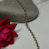 14K Yellow Gold Elegant Bracelet Diamonds Length 7 Inch