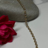 14K Yellow Gold Elegant Bracelet Diamonds Length 7 Inch