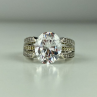 925 Sterling Silver CZ Ring Size 7