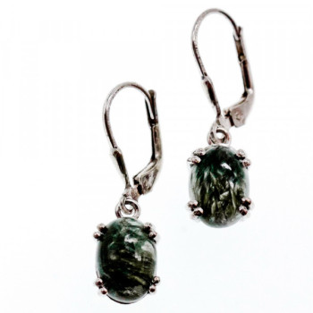 925 Sterling Silver Serpentine Earrings