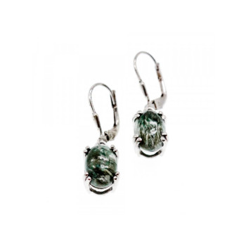 925 Sterling Silver Serpentine Earrings