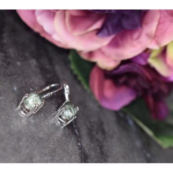 925 Sterling Silver Serpentine Earrings