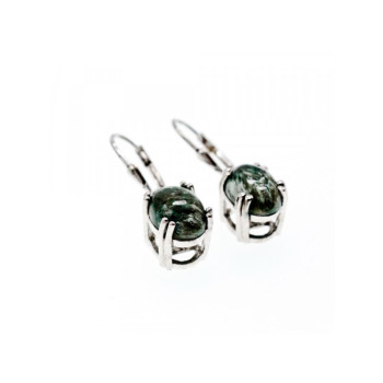 925 Sterling Silver Serpentine Earrings