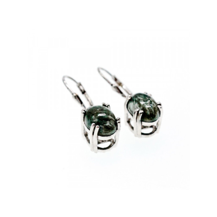 925 Sterling Silver Serpentine Earrings
