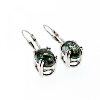 925 Sterling Silver Serpentine Earrings
