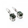 925 Sterling Silver Serpentine Earrings