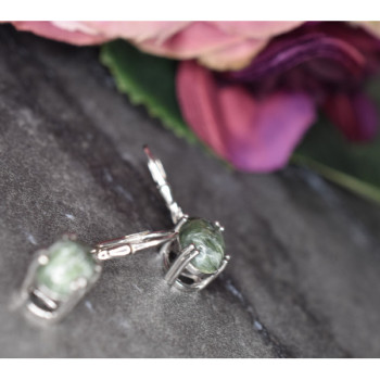 925 Sterling Silver Serpentine Earrings