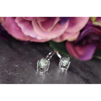 925 Sterling Silver Serpentine Earrings