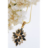 925 Sterling Silver Gold Plated Sappfires 